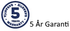 5 år garanti