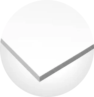 Polystone hvit